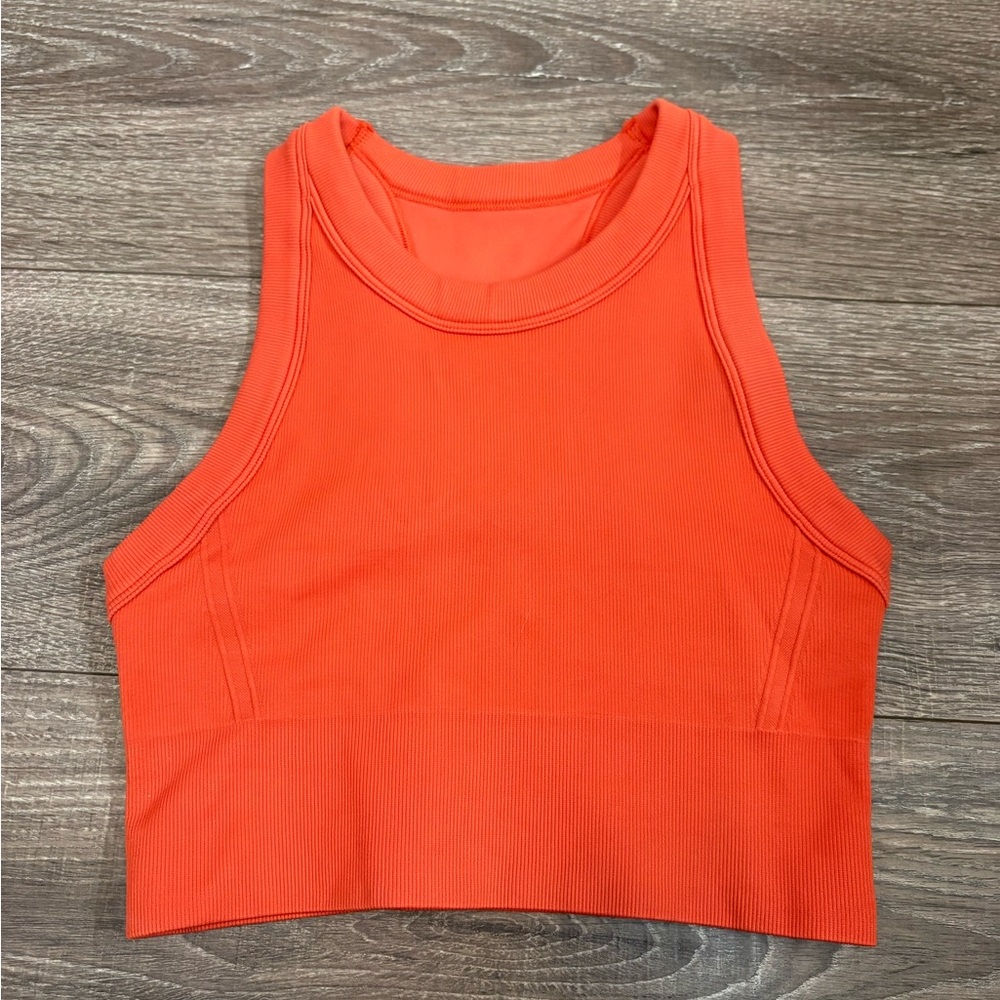 DSG Vibrant Orange Crop Top
